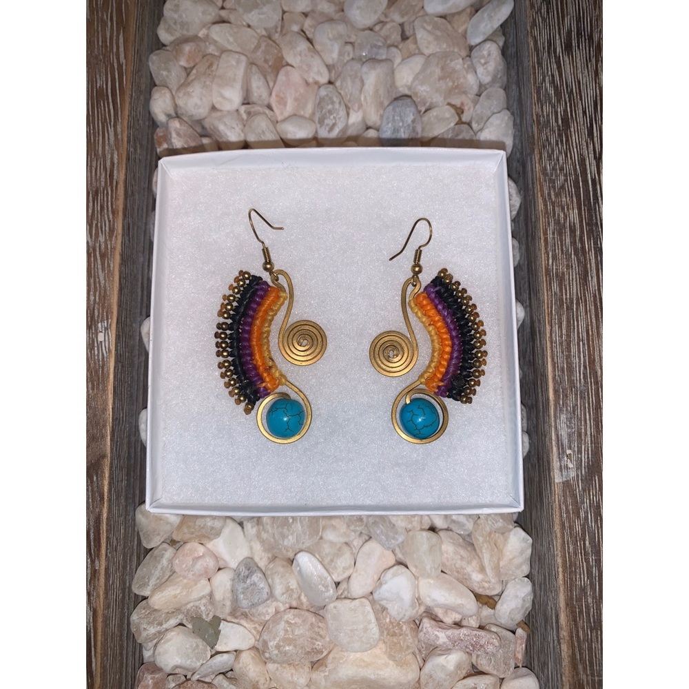 Thai Macrame Earrings
